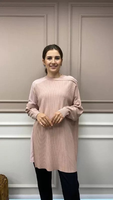 İnvee 6250 Somon Triko Tunik