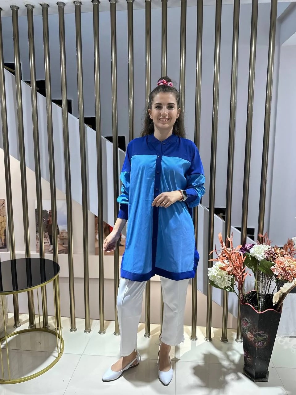 İnvee 6652 Lacivert Gömlek Tunik