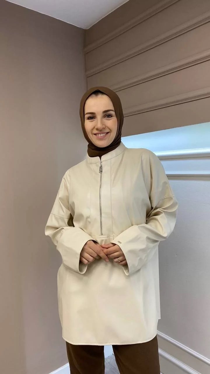 İnvee 6818 Ekru Tunik