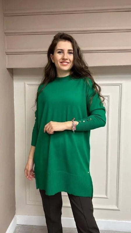 İnvee 6882 Benetton Bilek Detaylı Triko