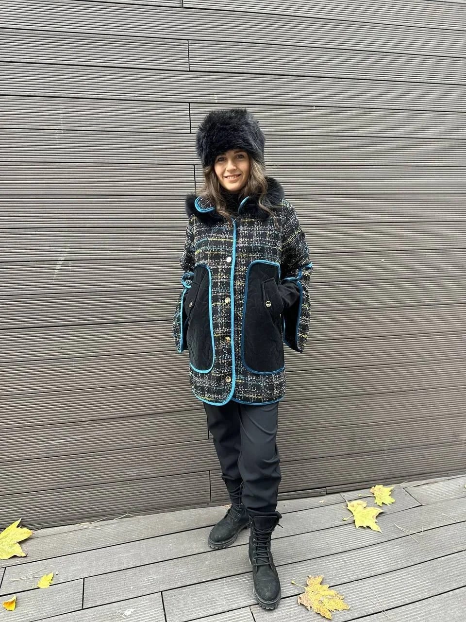 Lisa Exclusive 2004 Siyah Lora Ceket