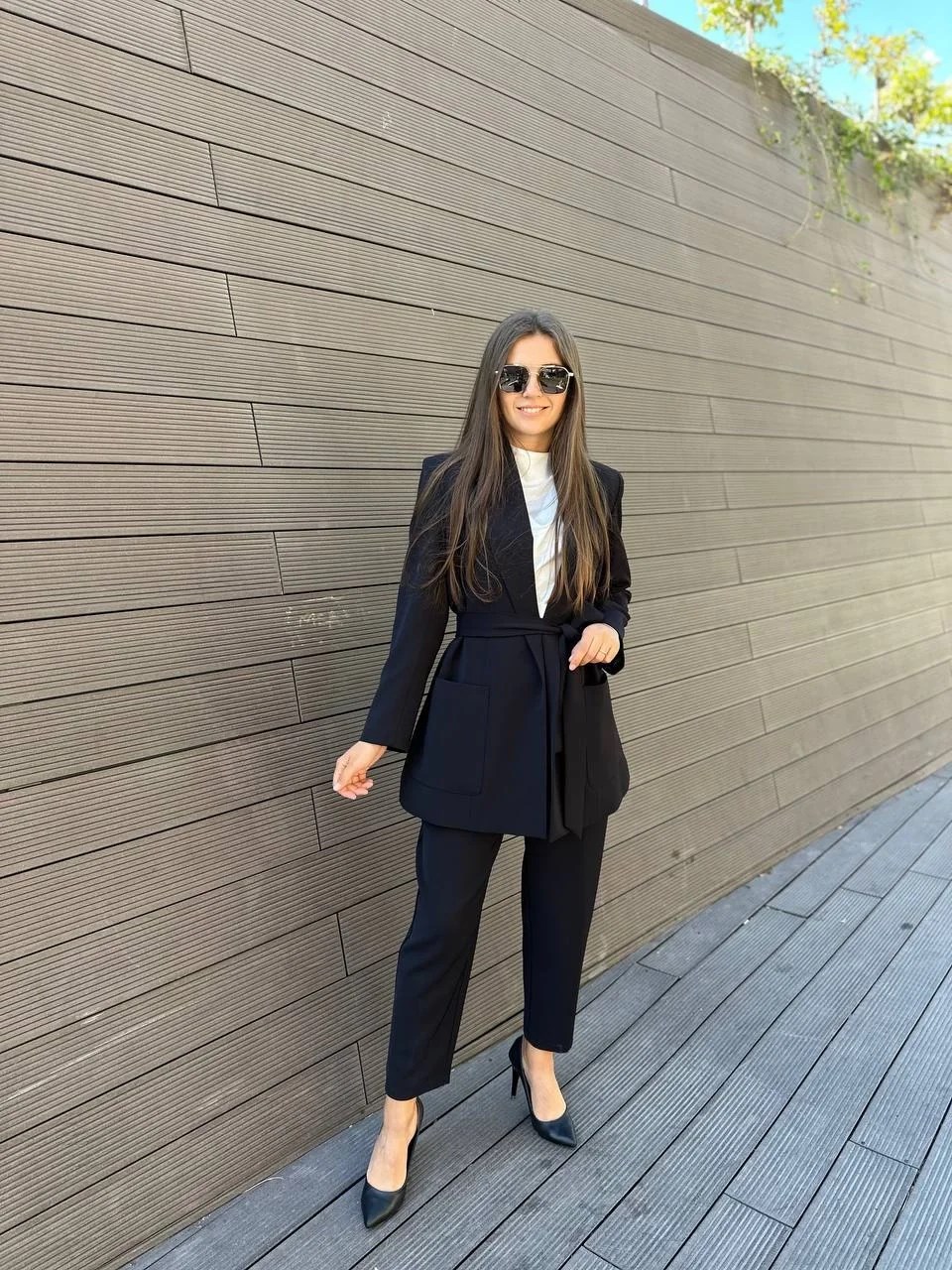 Lisa Exclusive 2063BD Siyah Pinnata Takım