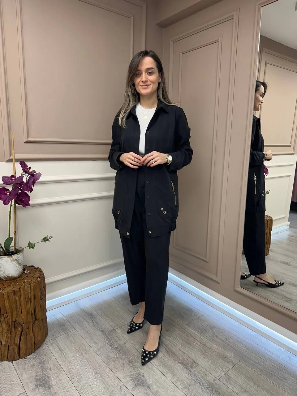 Lisa Exclusive 5041 Siyah İkili Takım