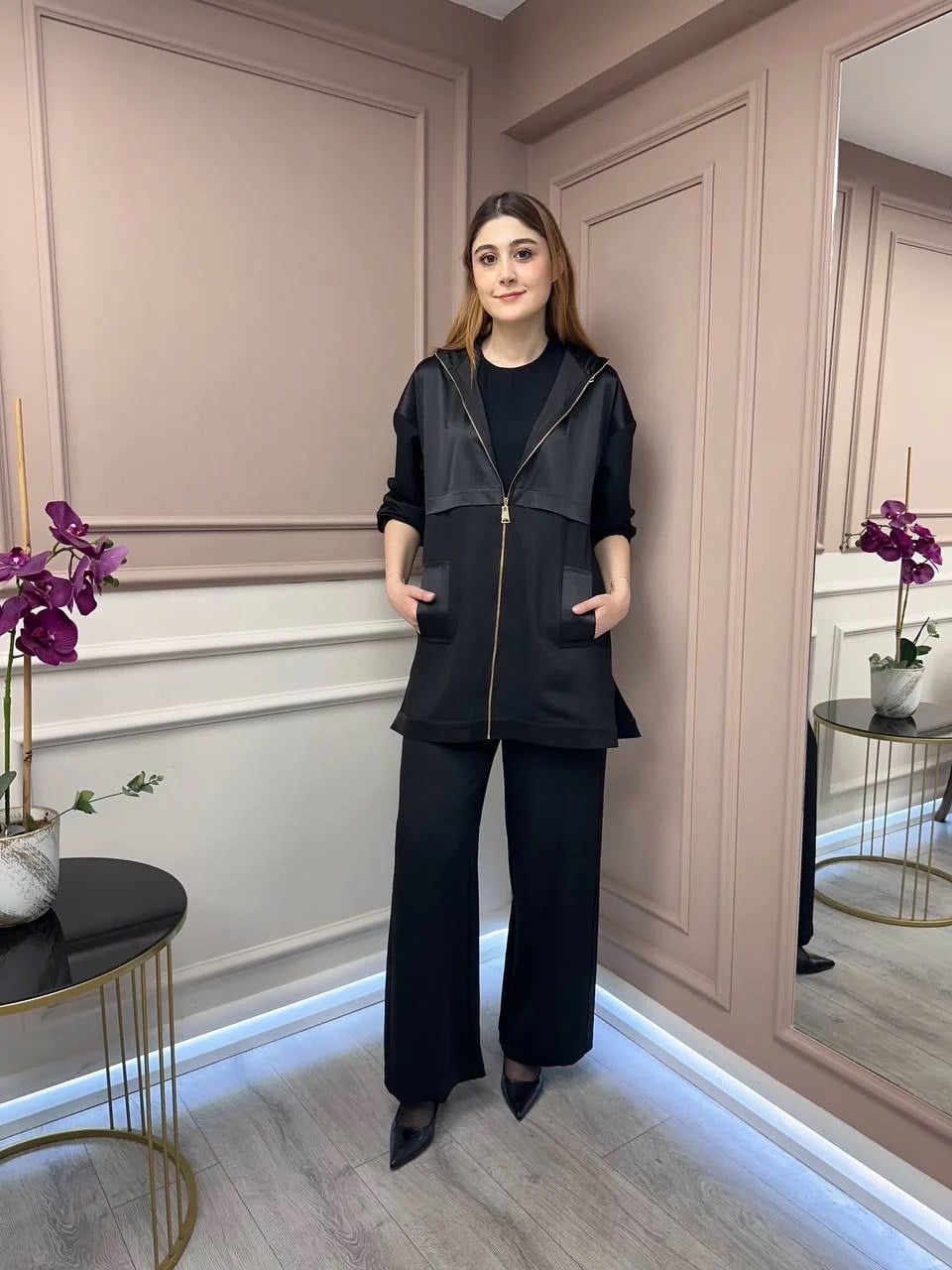Lisa Exclusive 5060 Siyah İkili Takım