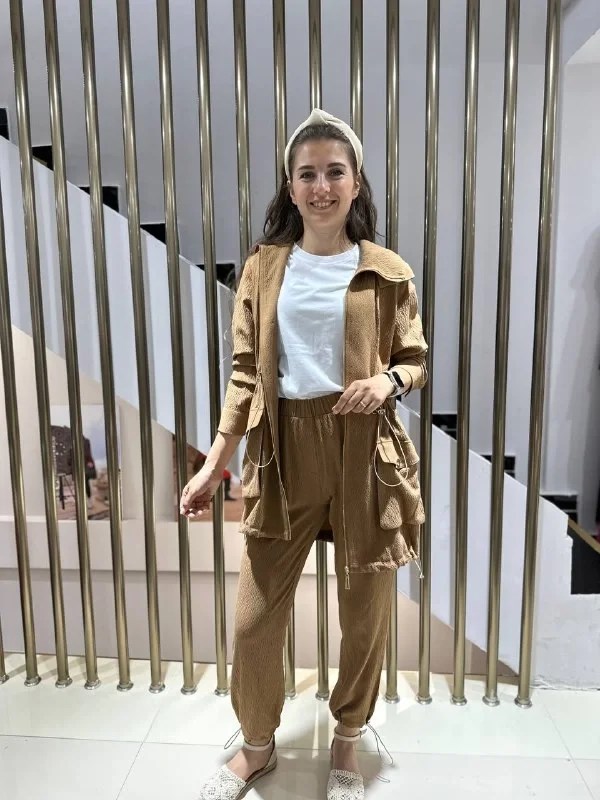 Lisa Exclusive SY106 Kahve Casta Takım