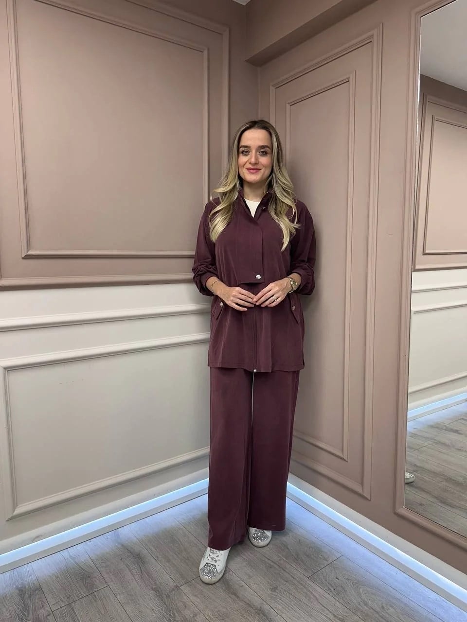 Magazin 4420 Bordo İkili Takım