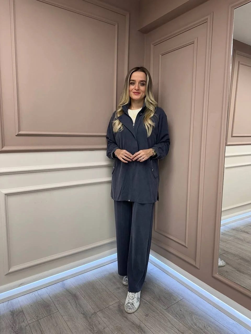 Magazin 4420 Lacivert İkili Takım