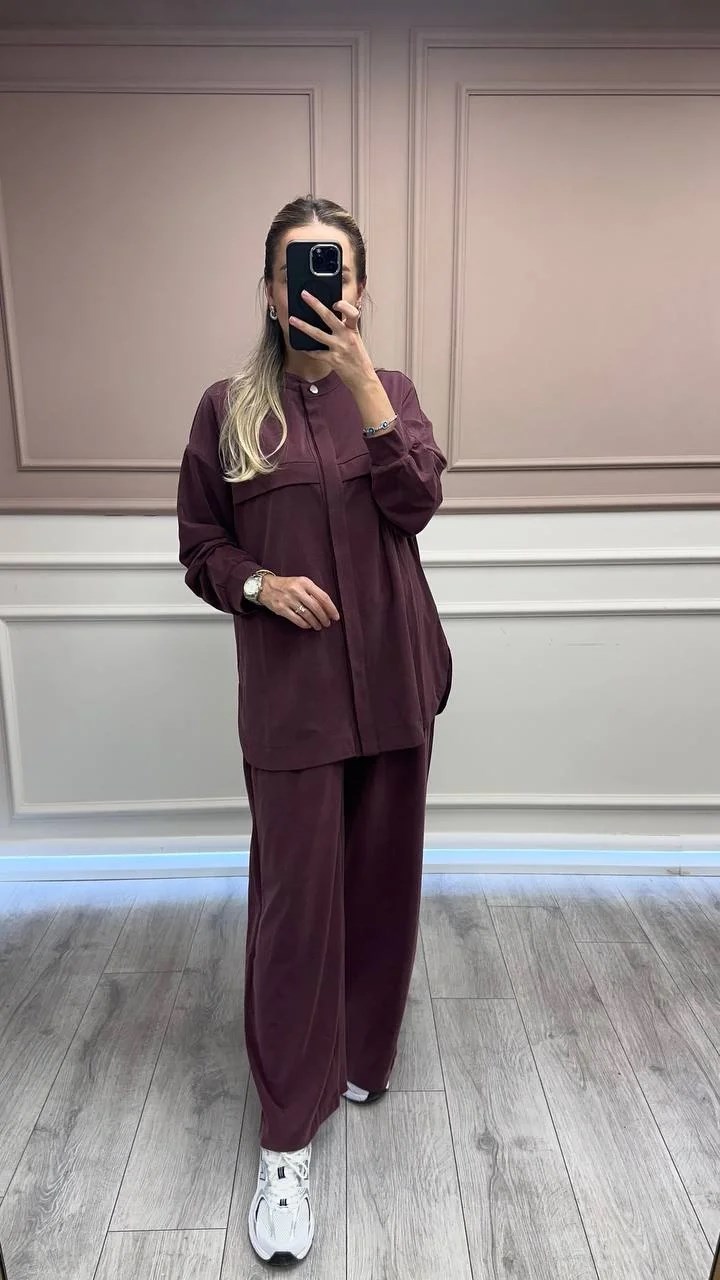 Magazin 7397 Bordo İkili Takım