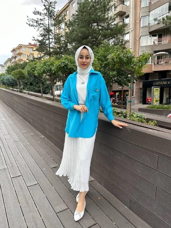 Missemramiss G4360 Aqua Basic Gömlek
