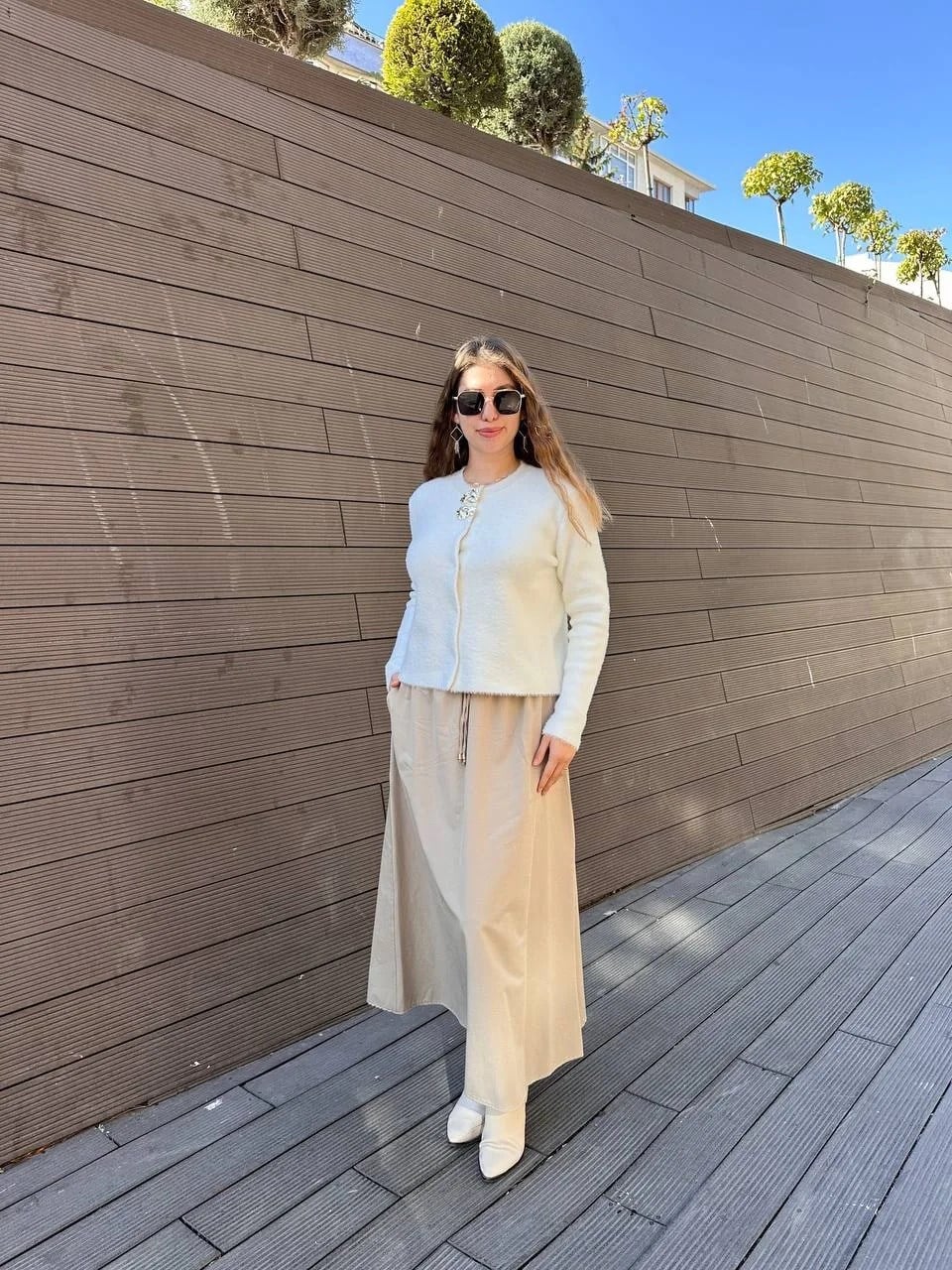 Missemramiss H4573 Ekru Angora Hırka