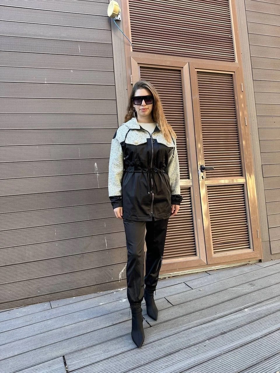 Missemramiss K4668 Siyah Chanel Garni Kap
