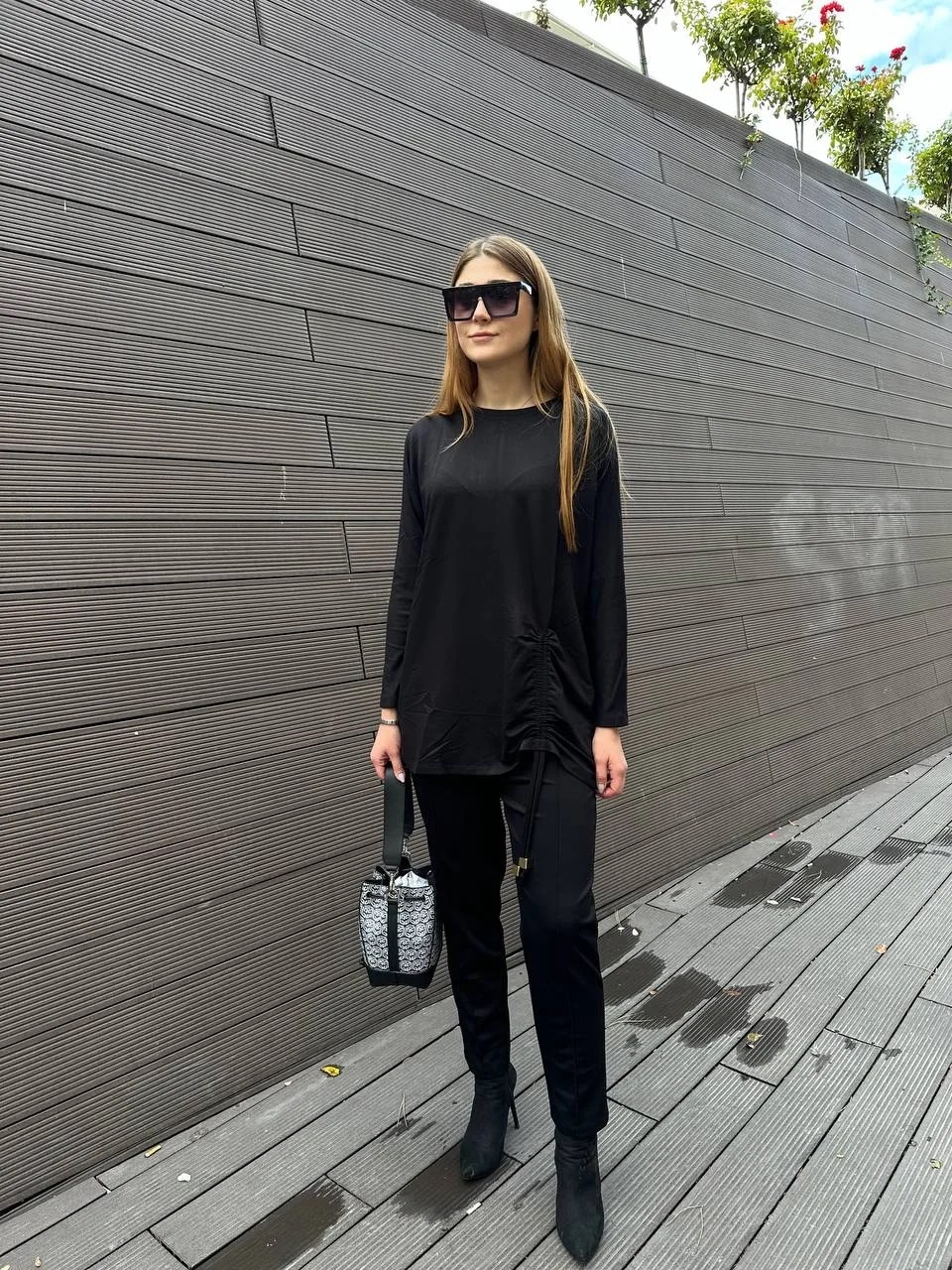 Missemramiss T4628 Siyah Basic Tunik