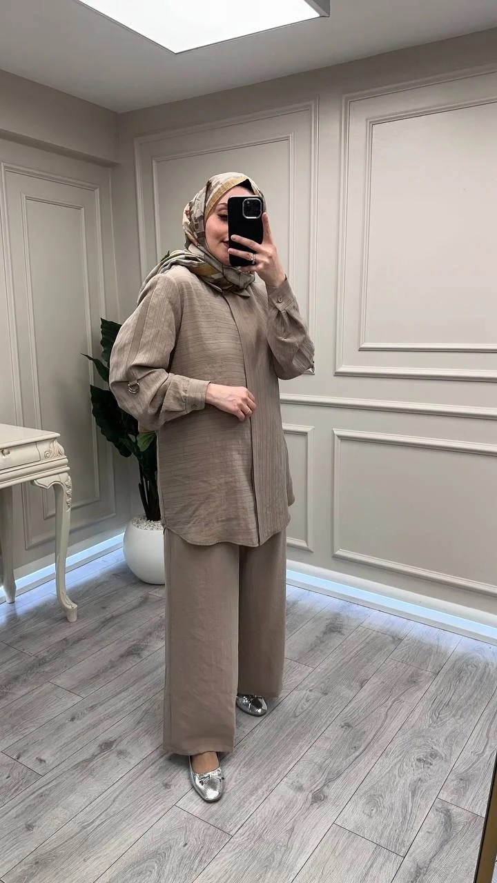 Nuss Triko 26Y1055 Kum İkili Takım