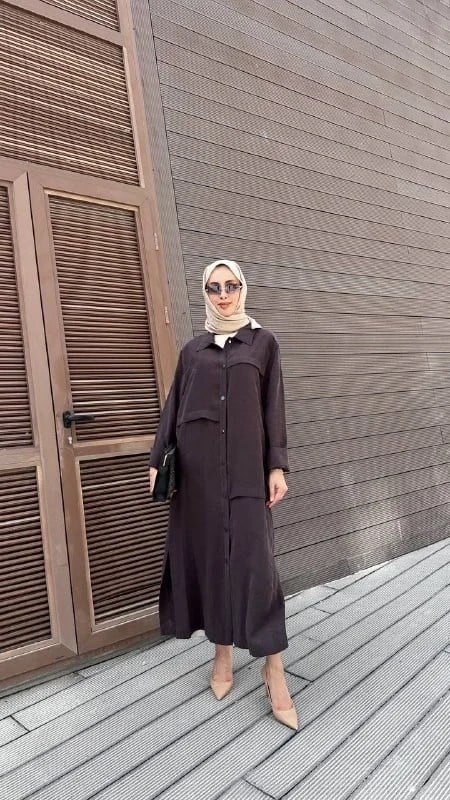 Nuss Triko 26Y6036 Bitter Önü Çıtçıtlı Kap