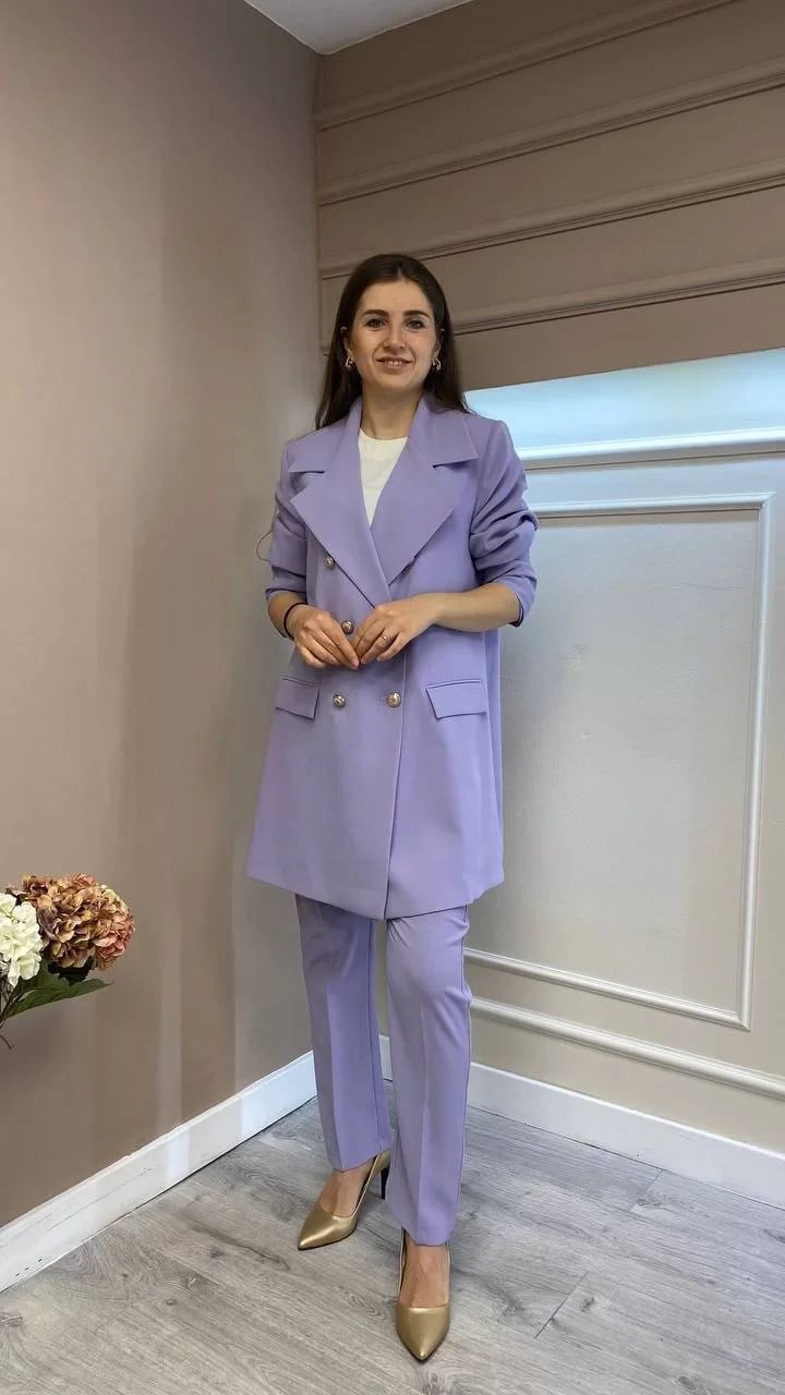 Senna 52207S22 Lila Dar Paça Pantolon
