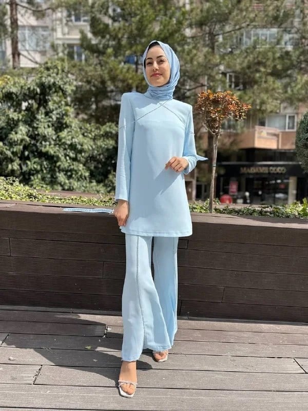 Senna SD242042091004 Bebe Mavi Crystal Takım