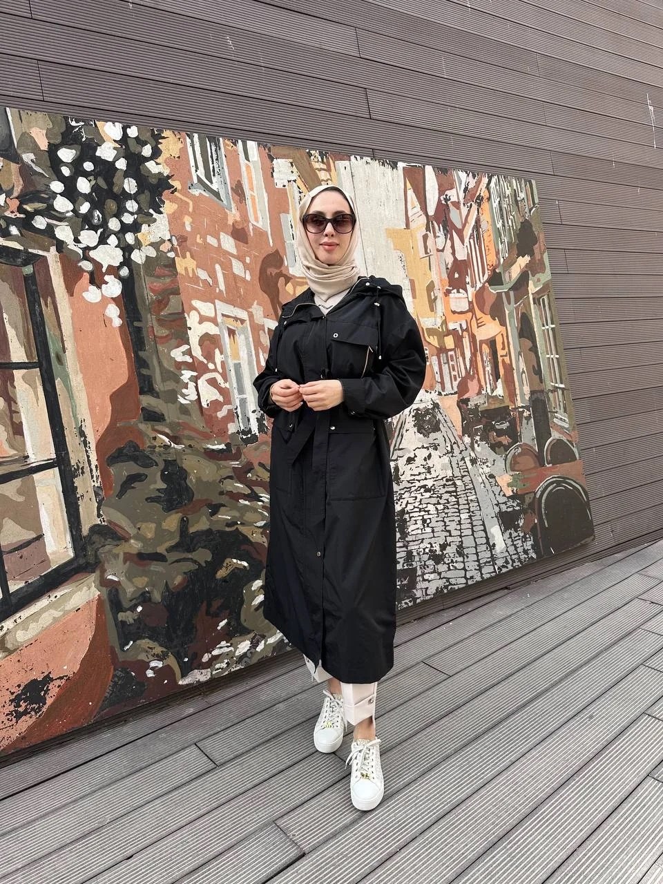 Trenç 3628 Siyah Büyük Beden Kap