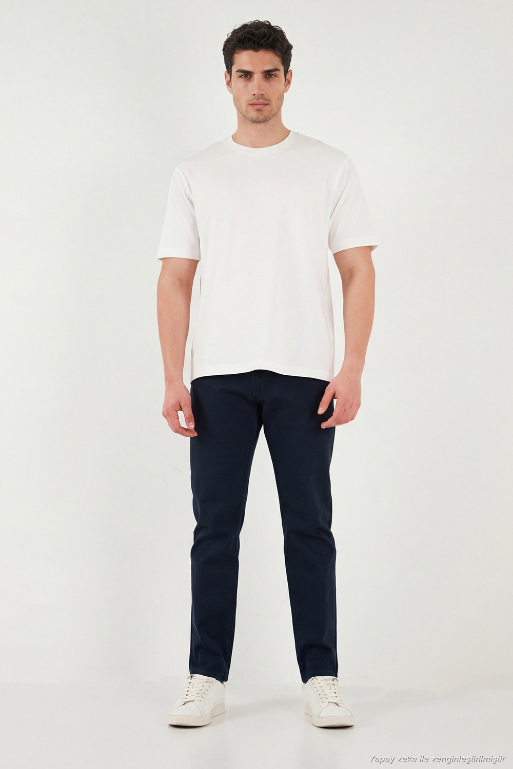 Comfort Boru Paça Normal Bel Pantolon Erkek Kot Pantolon 4412C66TEXAS LACİVERT