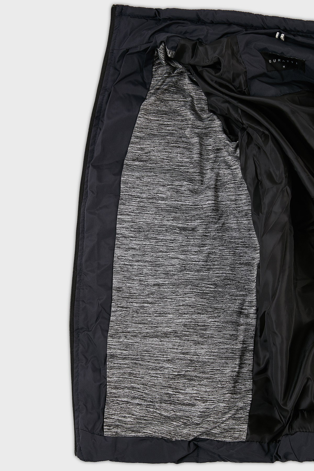 Dik Yaka Fermuarlı Cepli Slim Fit Şişme Erkek Mont 649002 LACİVERT