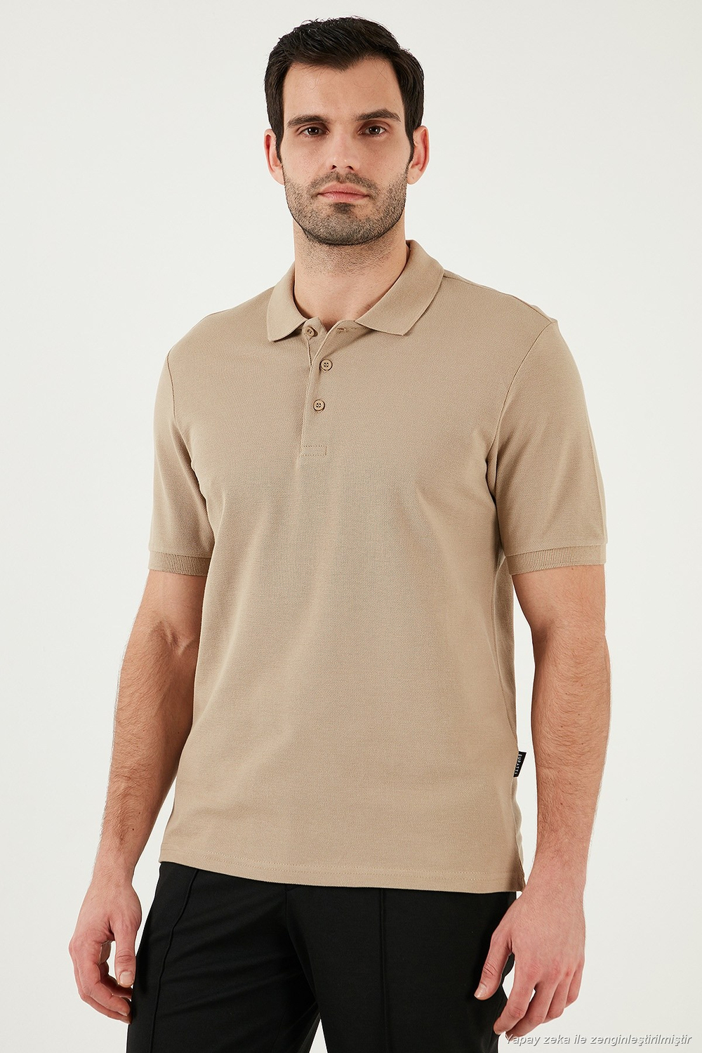 Pamuk Regular Fit Düğmeli 2li Paket Erkek Polo Yaka T Shirt 5902127S2 VİZON-VİZON