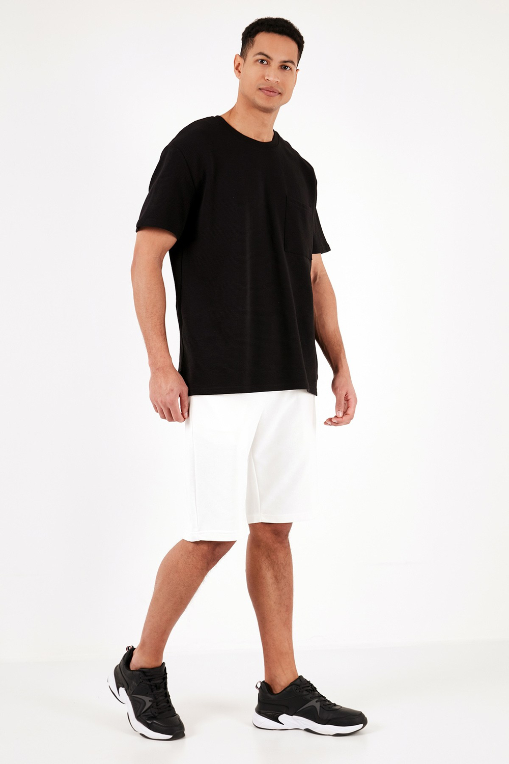 Pamuklu Belden Bağlamalı Cepli Regular Fit Erkek Short 5908042 EKRU