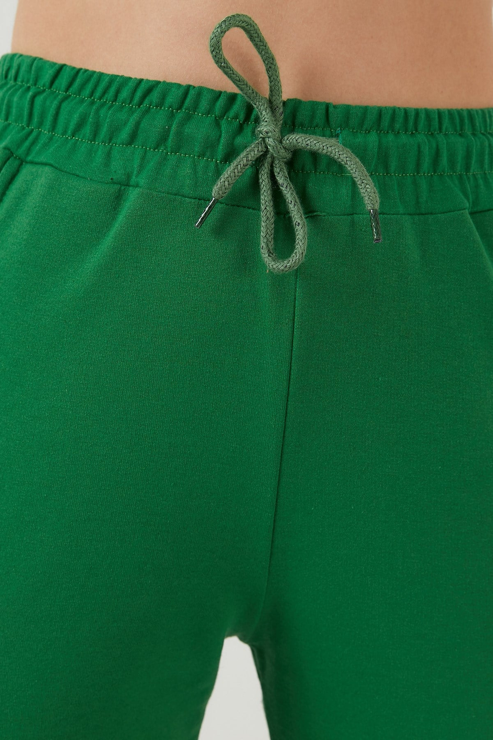 Pamuklu Beli ve Paçası Lastikli Basic Jogger Kadın Eşofman Altı 5864171 BENETTON
