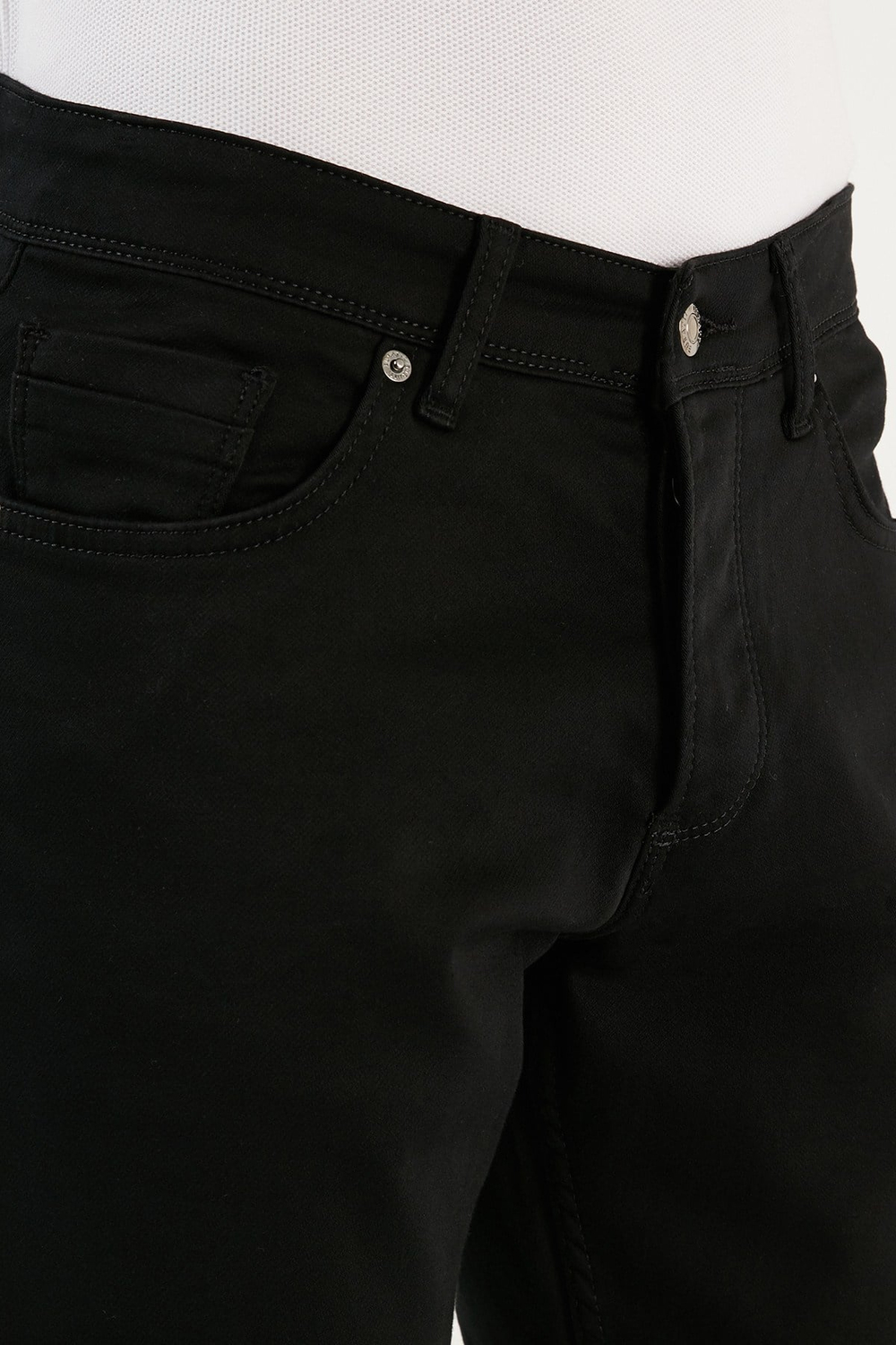 Pamuklu Normal Bel Regular Fit Jeans Erkek Kot Pantolon 6440304 SİYAH