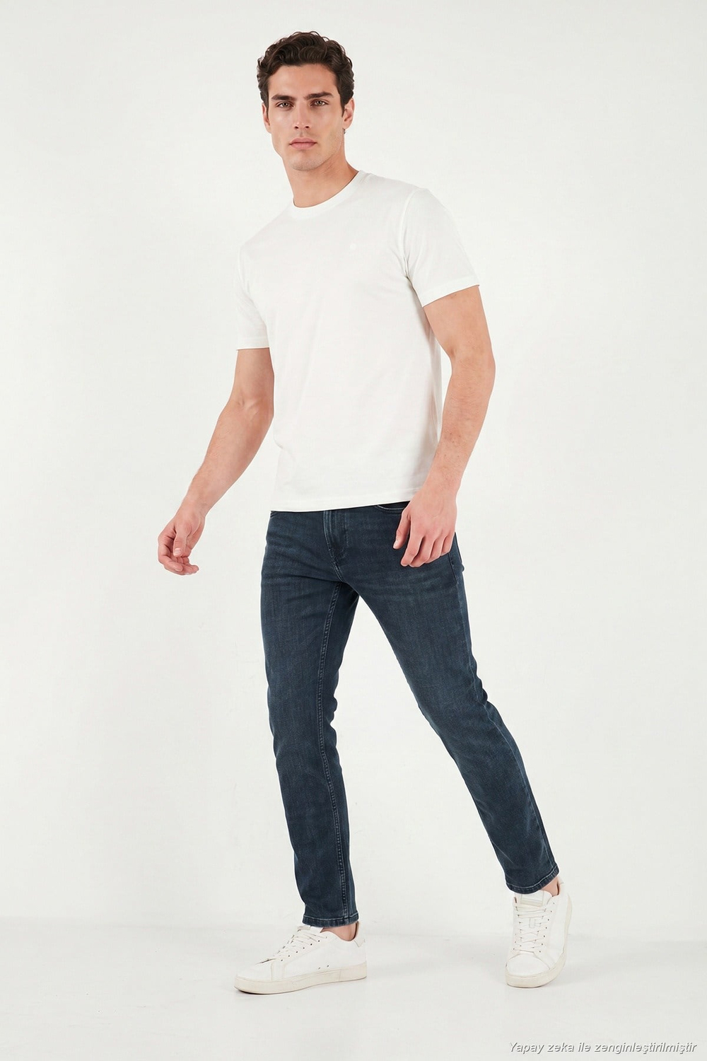 Pamuklu Normal Kalıp Normal Bel Jeans Erkek Kot Pantolon 2213C58PARMA MAVİ-HAKİ