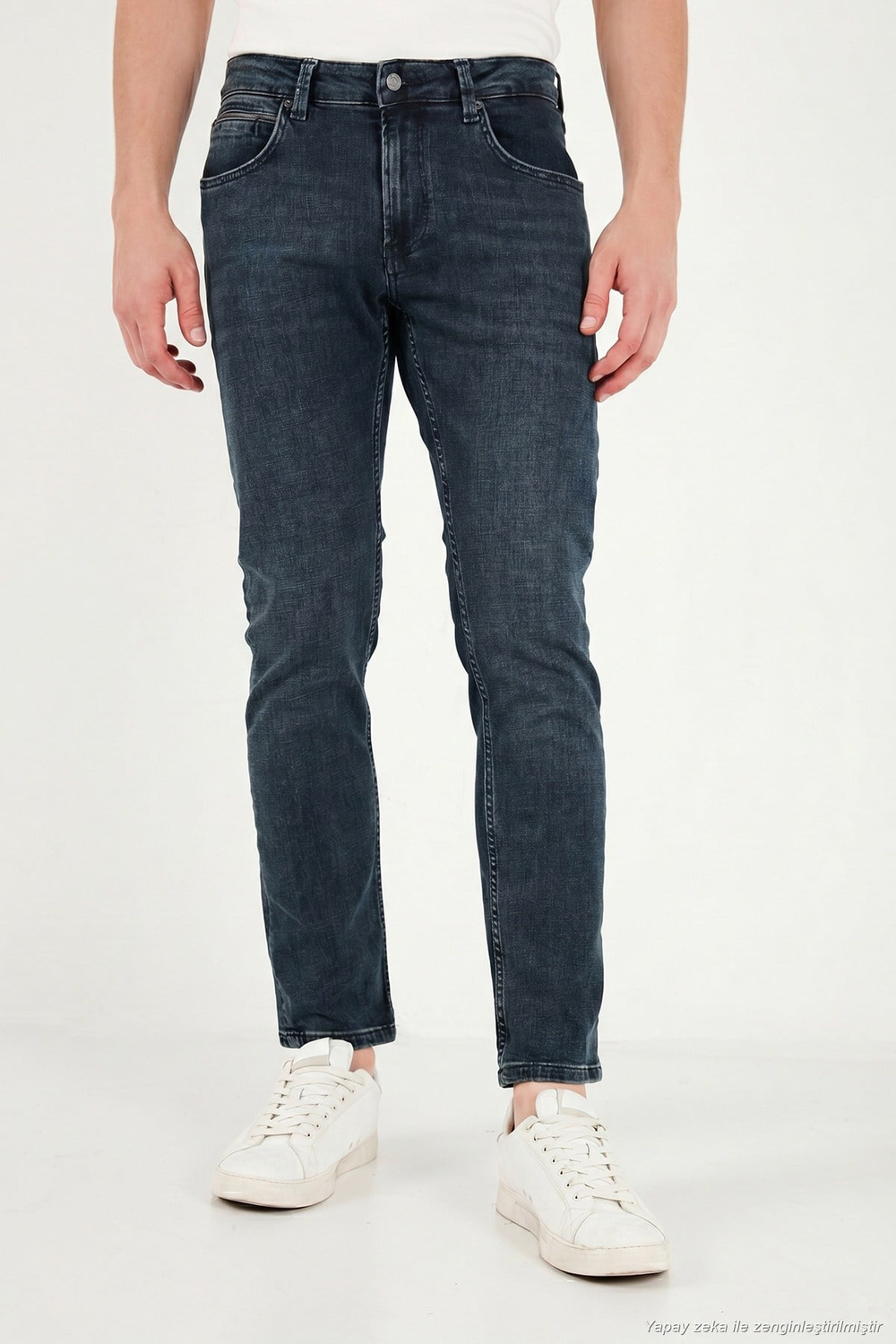 Pamuklu Normal Kalıp Normal Bel Jeans Erkek Kot Pantolon 2213C58PARMA MAVİ-HAKİ