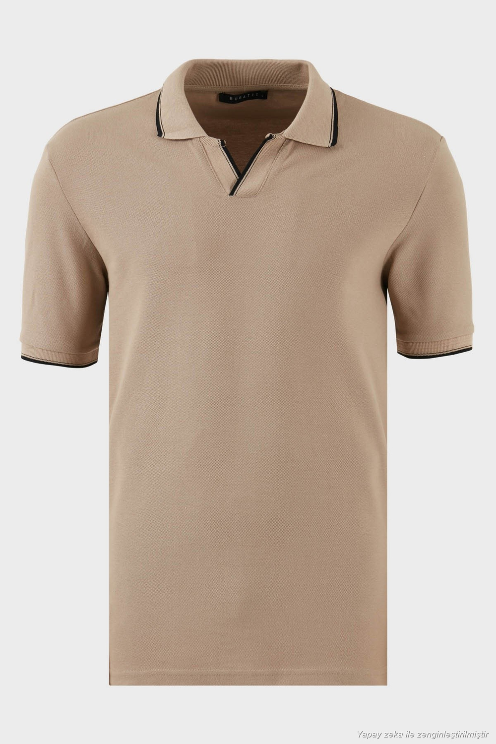 Pamuklu Regular Fit 3lü Paket Erkek Polo Yaka T Shirt 59029641827S3 Vizon-Beyaz-Benetton