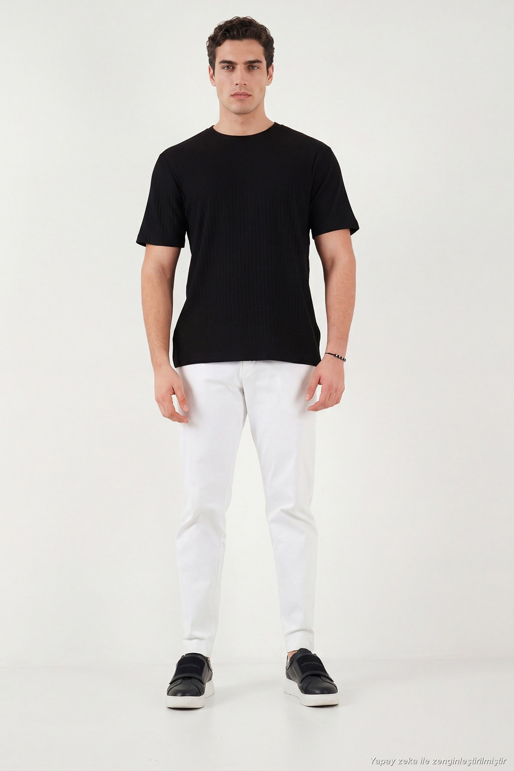 Pamuklu Regular Fit Bisiklet Yaka Erkek T Shirt 5904068 SİYAH