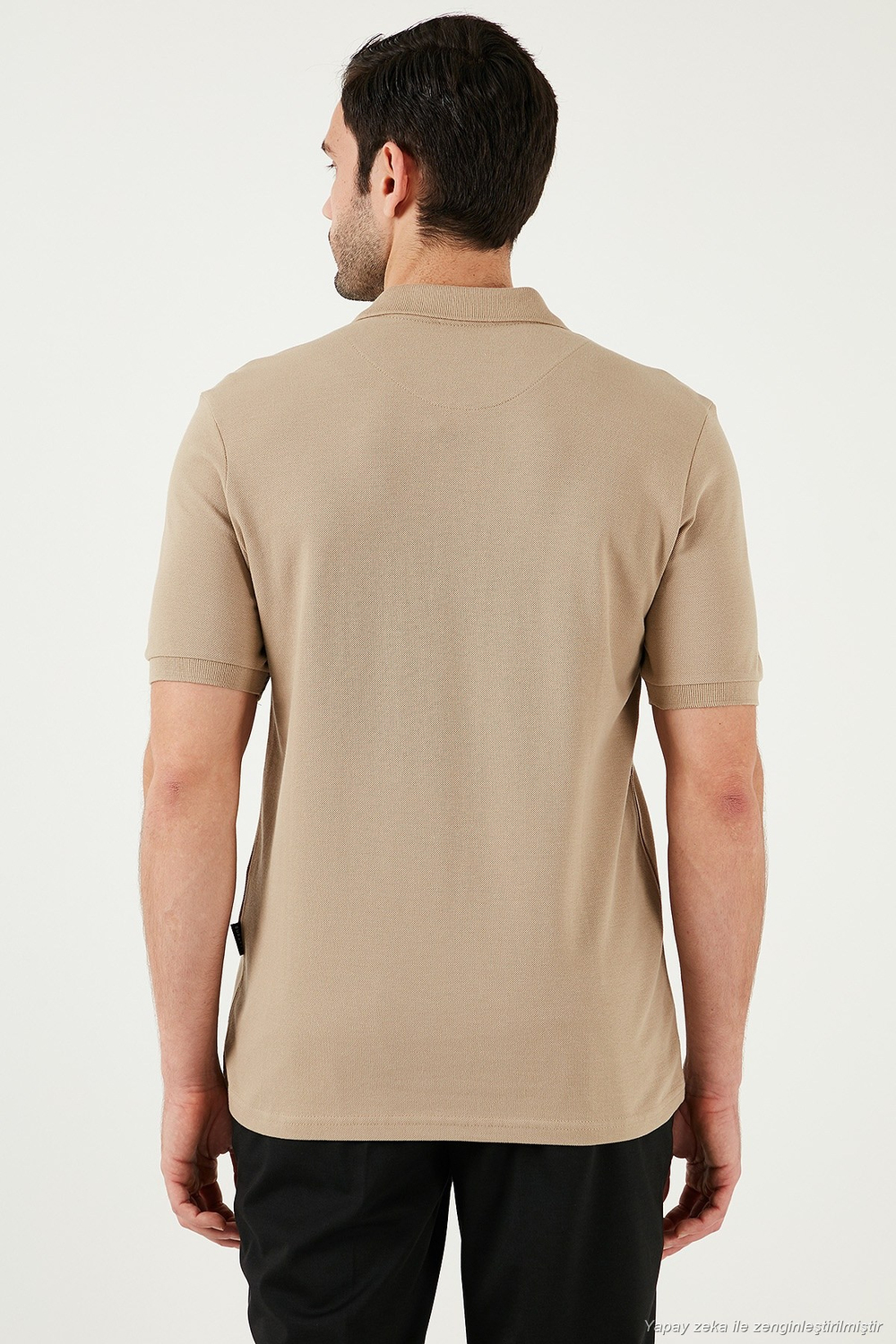 Pamuklu Regular Fit Düğmeli Polo Yaka 3lü Paket Erkek T Shirt 5902127S3 Siyah-Vişne-Vizon