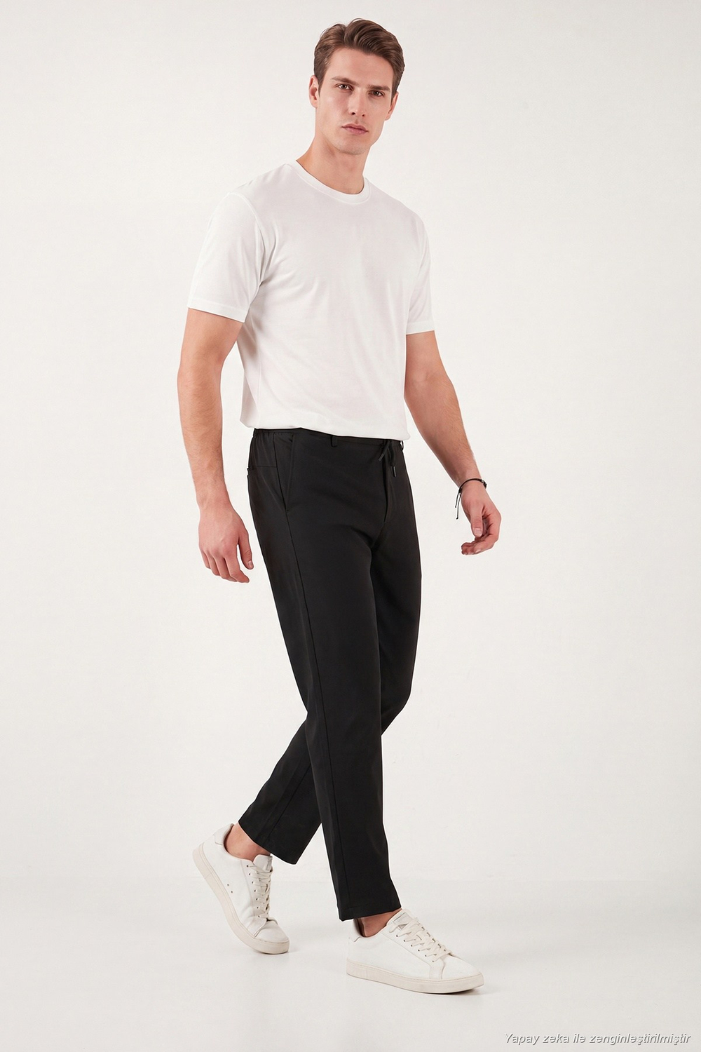 Pamuklu Regular Fit Normal Bel Erkek Pantolon CF26S615307 SİYAH