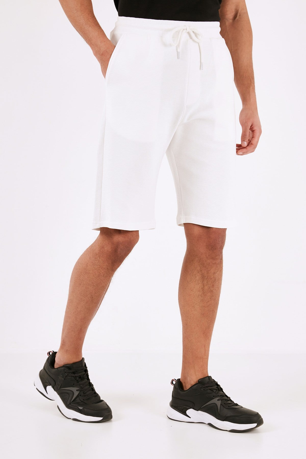 Pamuklu Relaxed Fit Cepli Erkek Short 5908023 EKRU