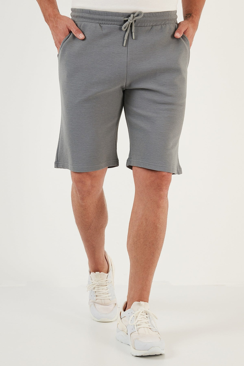 Pamuklu Relaxed Fit Cepli Erkek Short 5908023 AÇIK HAKİ