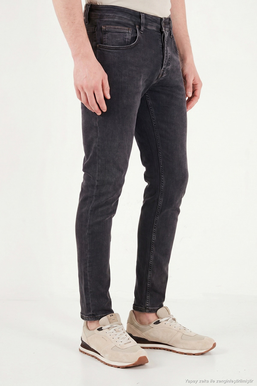Pamuklu Slim Fit Düşük Bel Jeans Erkek Kot Pantolon 1135C87NAPOLI SİYAH