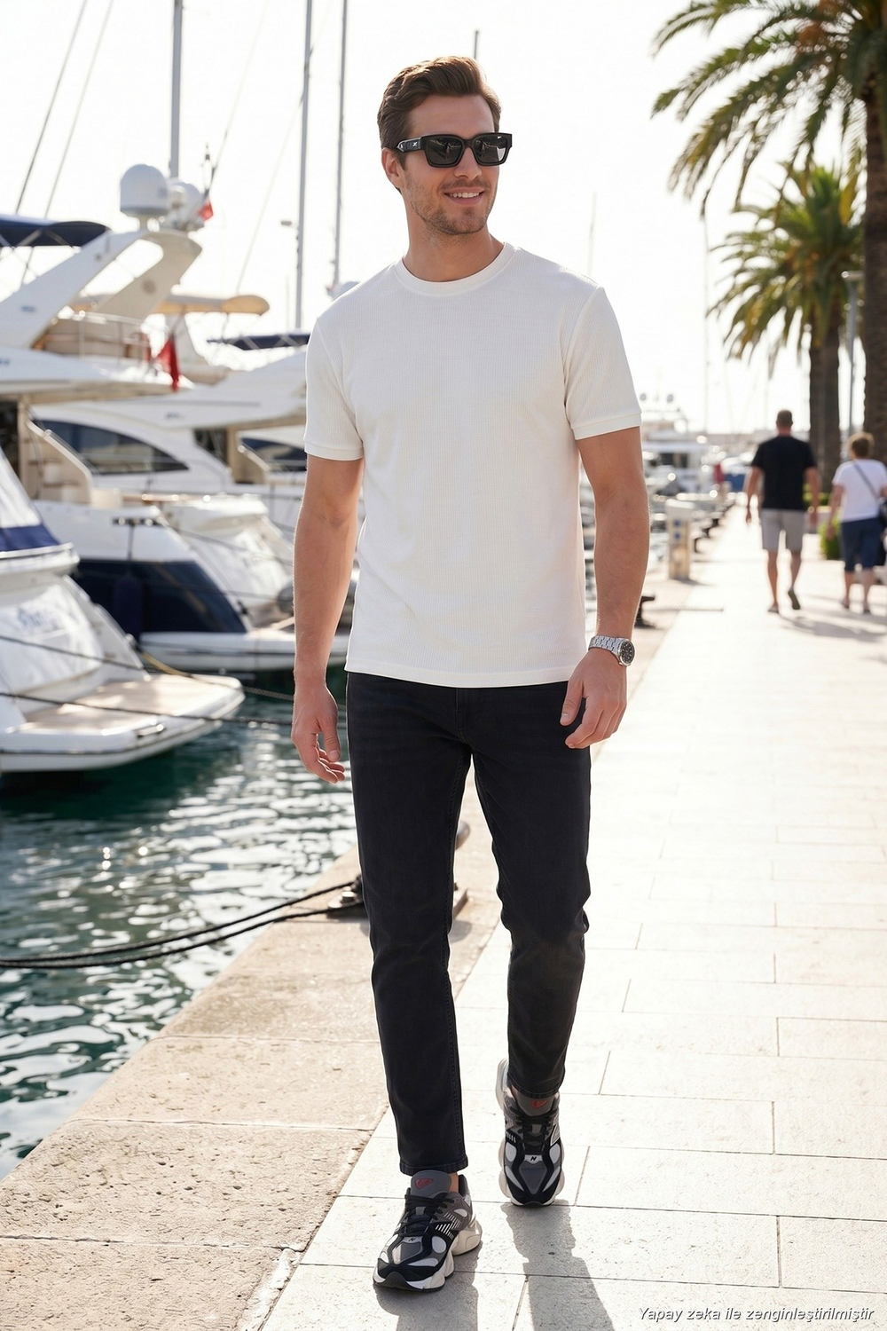 Pamuklu Slim Fit Normal Bel Jeans Erkek Kot Pantolon 5901C83MILANO SİYAH