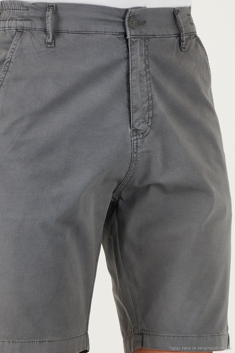 Pamuklu Slim Tapered Bermuda Erkek Şort 4503S67SMILANO GRİ