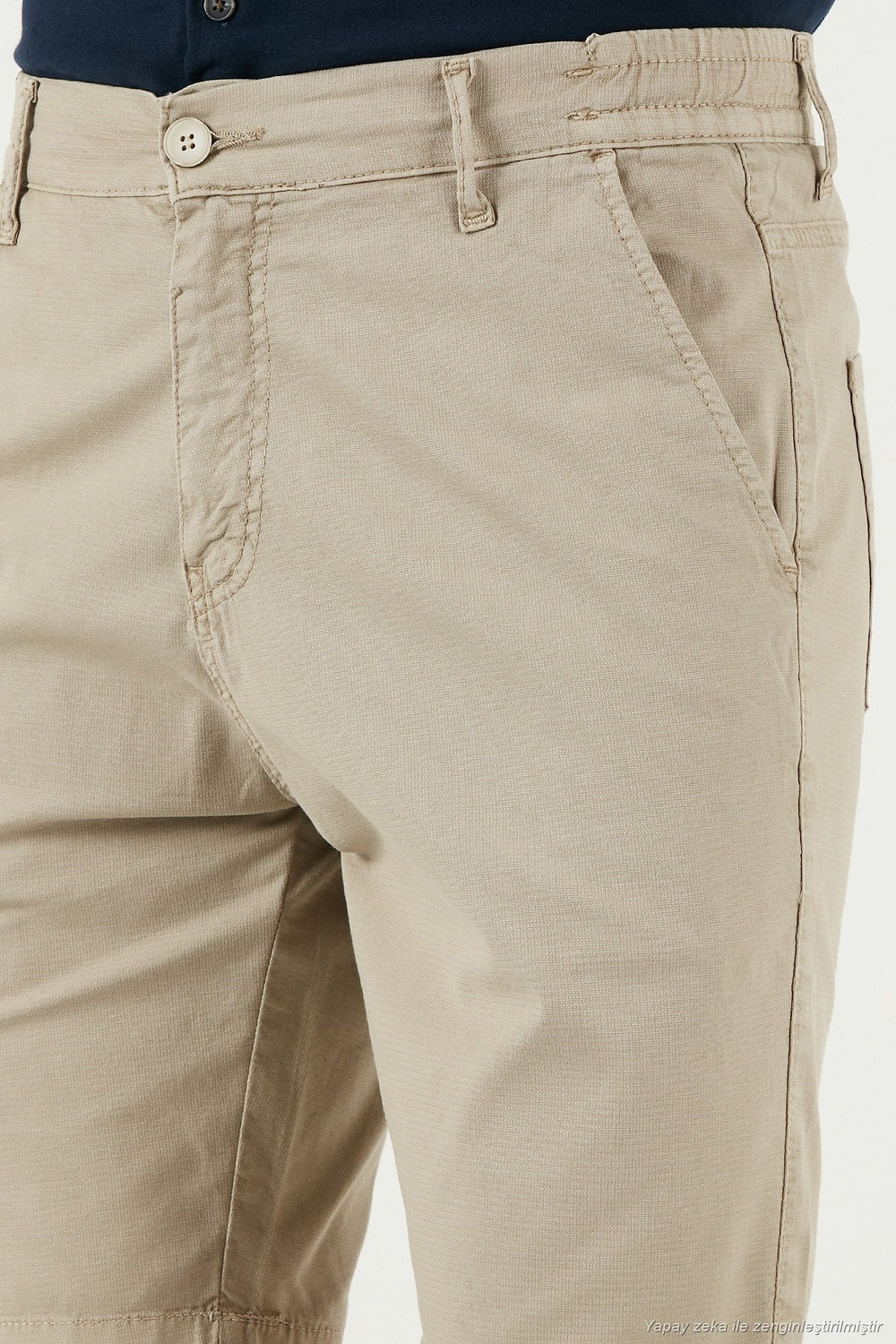 Pamuklu Slim Tapered Bermuda Erkek Şort 4503S67SMILANO BEJ