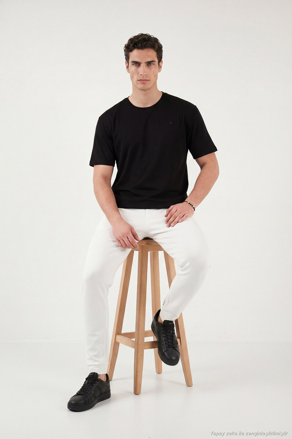 Regular Fit Bisiklet Yaka Erkek T Shirt 5904028 SİYAH