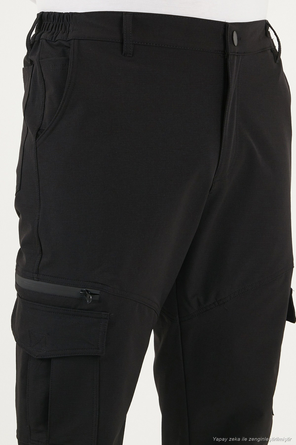 Regular Fit Normal Bel Cep Detaylı Trekking Kargo Erkek Pantolon 693150 SİYAH