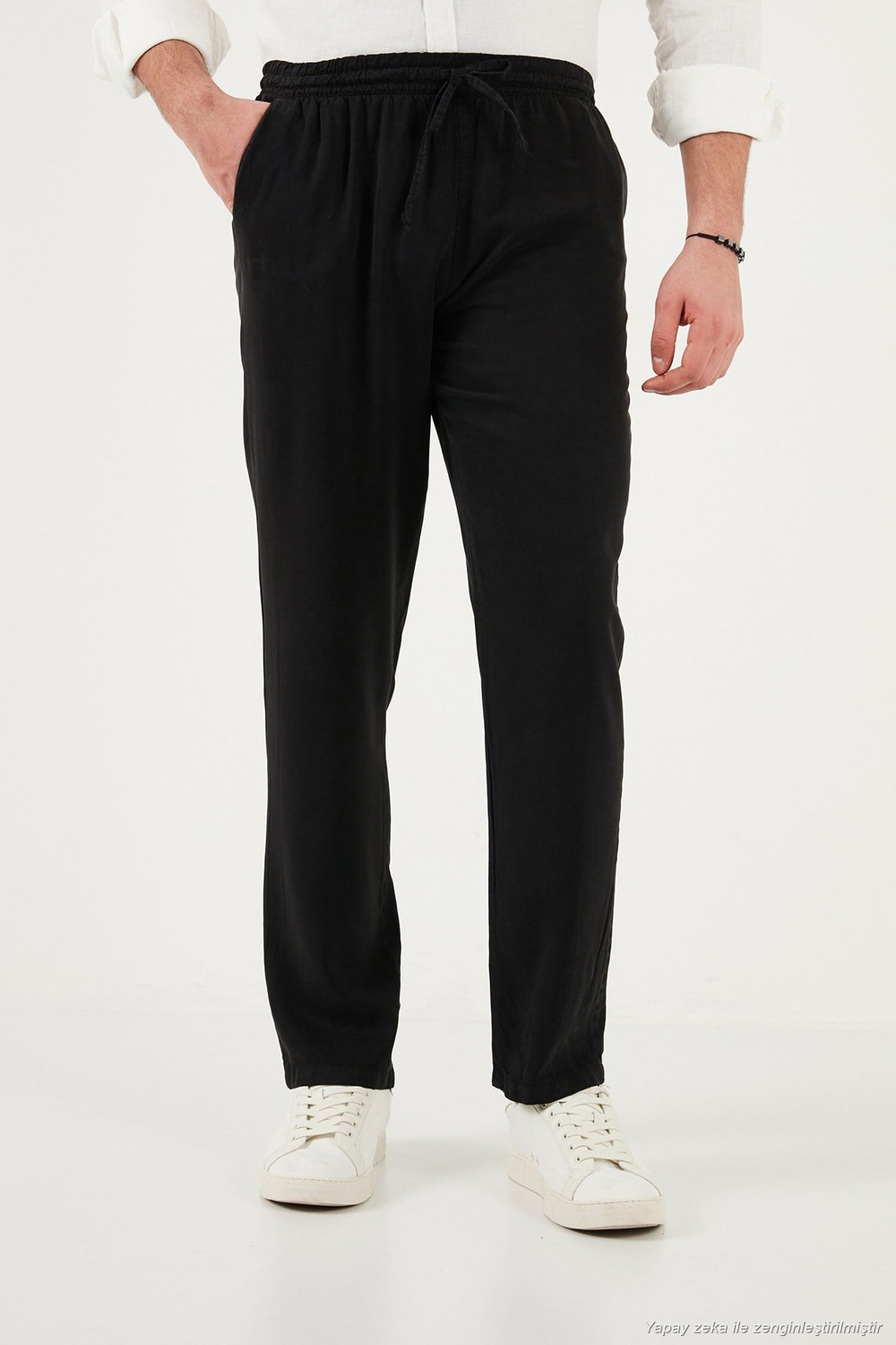 Regular Fit Normal Bel Düz Paça Erkek Pantolon 6689255 SİYAH