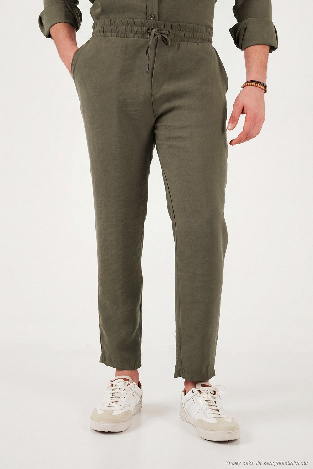Regular Fit Normal Bel Düz Paça Erkek Pantolon CF26S611639 KAHVE