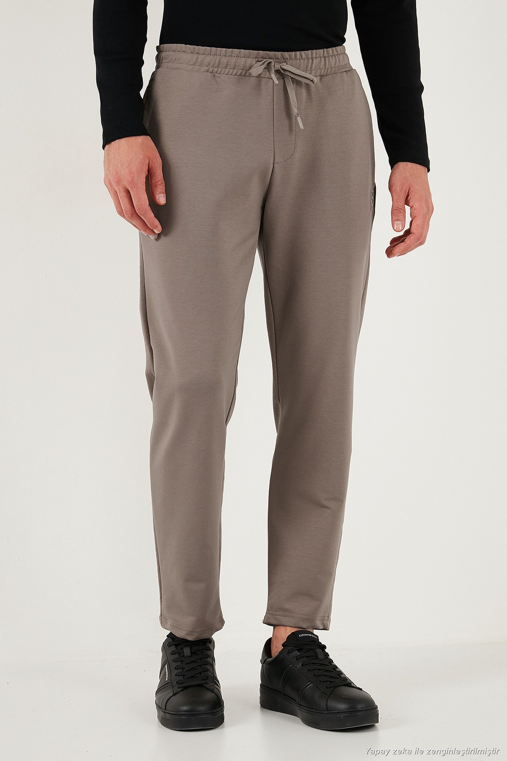 Regular Fit Normal Bel Düz Paça Erkek Eşofman Altı 5908050 TOPRAK