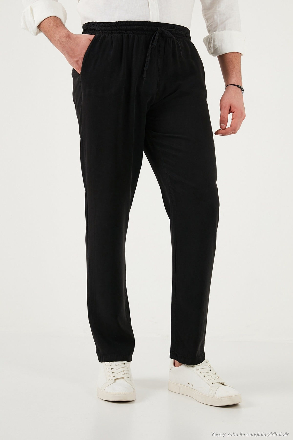 Regular Fit Normal Bel Düz Paça Erkek Pantolon 6689255 SİYAH