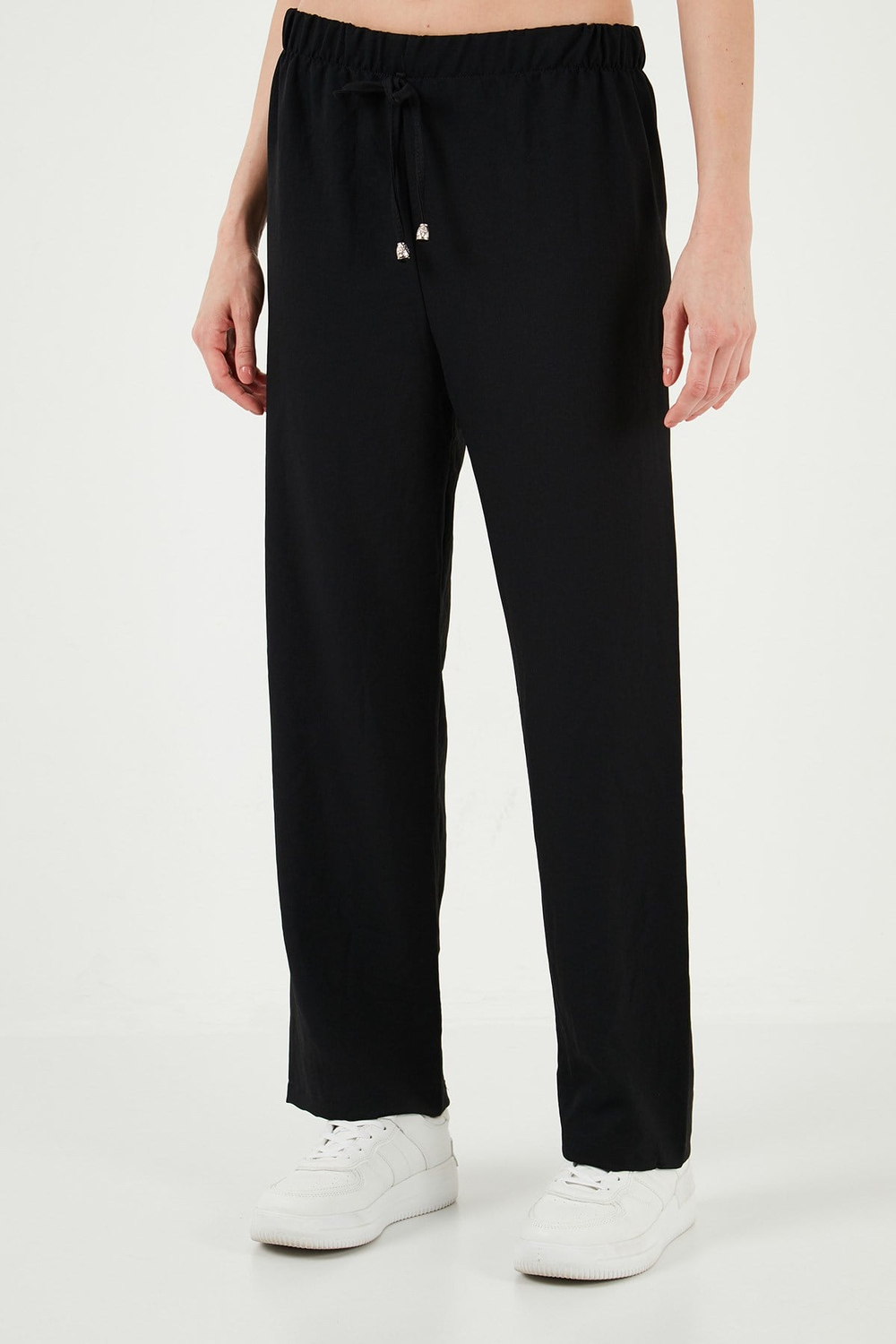 Relaxed Fit Bol Paça Kadın Pantolon 5865826 SİYAH