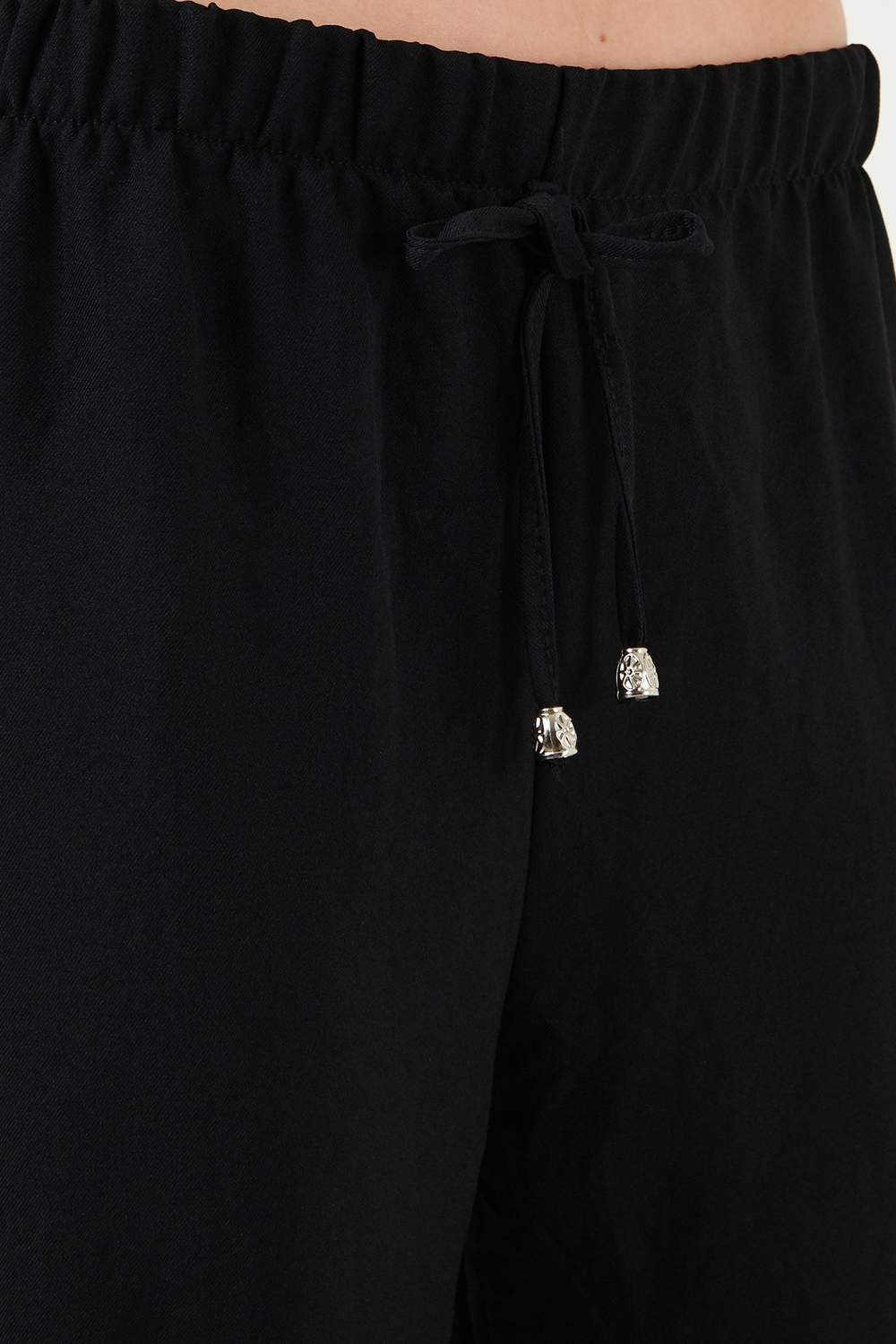 Relaxed Fit Bol Paça Kadın Pantolon 5865826 SİYAH