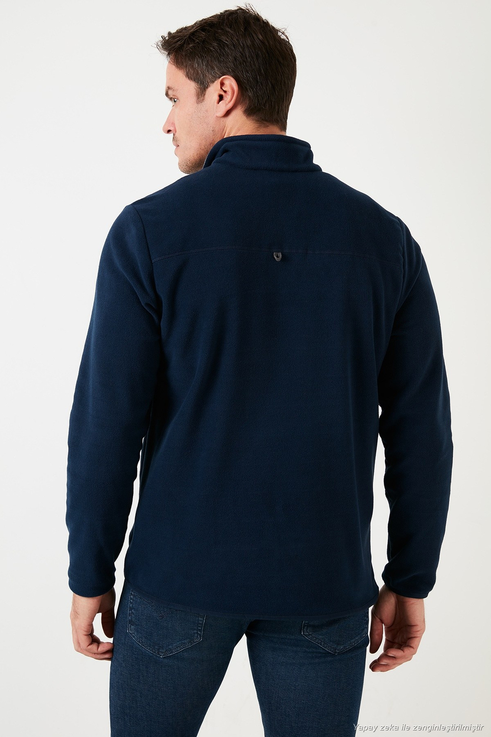 Slim Fit Anti-Pilling Tüylenme Yapmayan Şardonlu Soğuk Geçirmez  2li Paket Erkek Polar 5906001S2 AÇIK MAVİ-LACİVERT