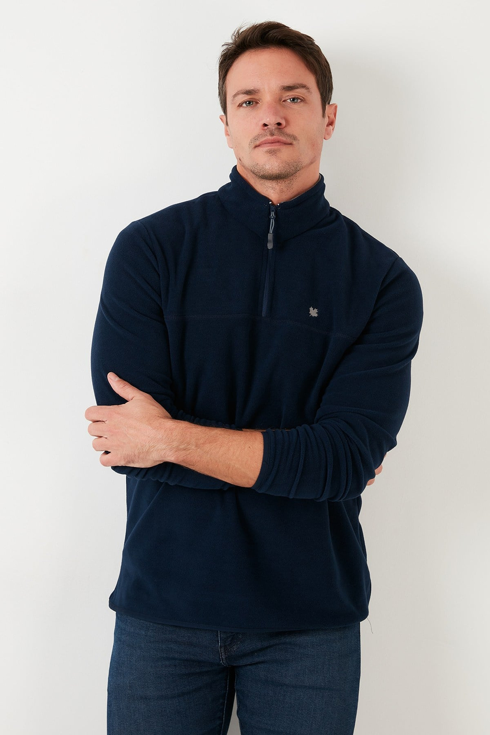 Slim Fit Anti-Pilling Tüylenme Yapmayan Bato Yaka Soğuk Geçirmez Şardonlu Erkek Polar 5906001 LACİVERT