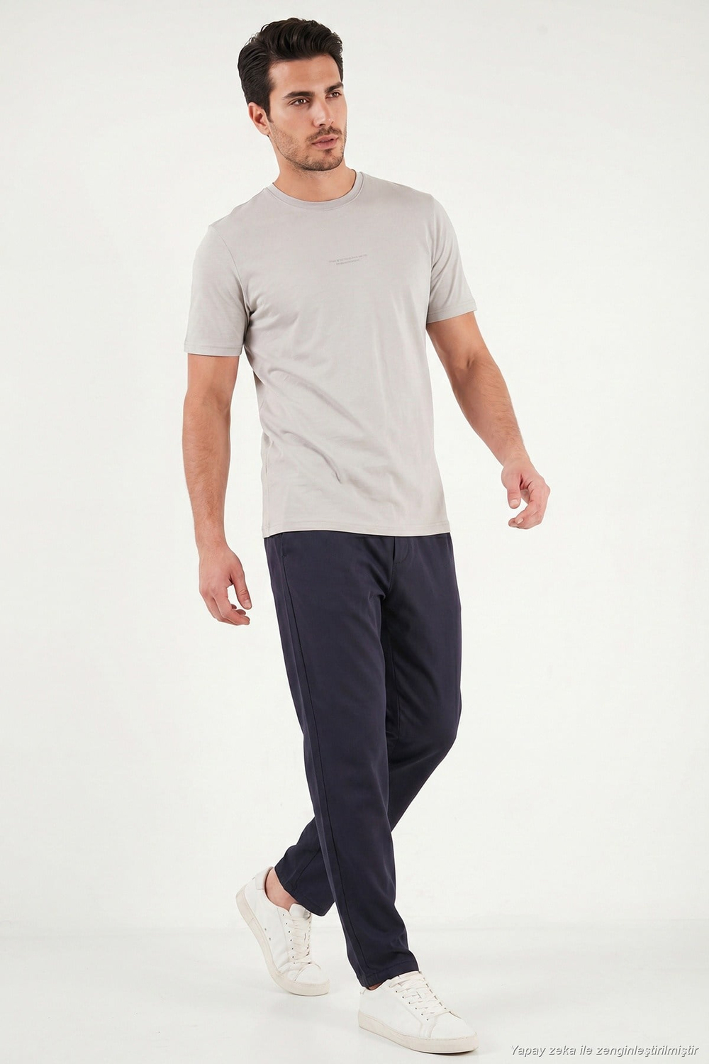 Slim Fit Normal Bel Boru Paça Denim Pantolon Erkek Kot Pantolon 5545C82MILANO LACİVERT